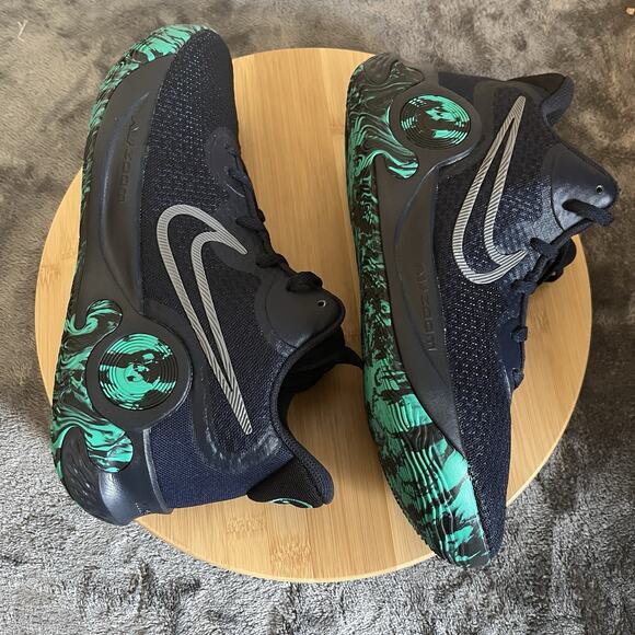 Nike KD Trey 5 IX Obsidian Navy Blue Green Sneakers CW3400-400 Women’s Sz 8 NWB - Picture 6 of 11